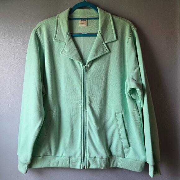 Blair Full Zipper Front Fleece Jacket with Cuffed Long Sleeves and Pockets NWOT - Picture 3 of 11